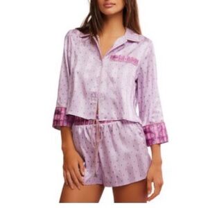 Free People Pillow Talk PJ Set $98 nwt